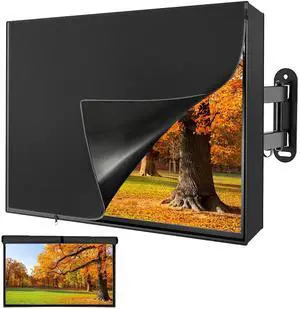 All-Weather outdoor tv cover 55 inch weatherproof for 5255" Outdoor TVs, 600D Oxford PU-Coated Waterproof Dustproof Sunproof outdoor tv cover, Front Zipper Roll-Up Design All-Weather outdoor tv cover 55 inch weatherproof for 5255" Outdoor TVs, 600D Oxford PU-Coated Waterproof Dustproof Sunproof outdoor tv cover, Front Zipper Roll-Up Design