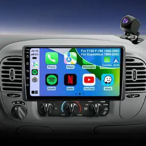 64G Android 13 Upgrade Car Radio for Ford F150 F-150 1999-2003, Expedition 1999-2002 Car Stereo, 9inch Touch Screen Apple CarPlay Android Auto GPS Bluetooth FM Backup Camera 5GWiFi 64G Android 13 Upgrade Car Radio for Ford F150 F-150 1999-2003, Expedition 1999-2002 Car Stereo, 9inch Touch Screen Apple CarPlay Android Auto GPS Bluetooth FM Backup Camera 5GWiFi