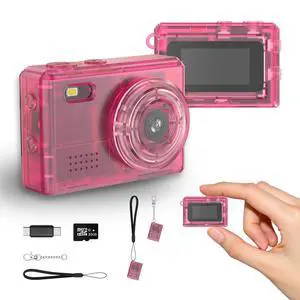Y2K Mini Pink Keychain Camera, 1080P HD & 2MP, 32GB Card | 5 Filters & Flash, 0.96" Display, OTG Adapter for Android, Mini Wearable Pendant for Travel/Vlog/Night Shots, Ideal Gift Y2K Mini Pink Keychain Camera, 1080P HD & 2MP, 32GB Card | 5 Filters & Flash, 0.96" Display, OTG Adapter for Android, Mini Wearable Pendant for Travel/Vlog/Night Shots, Ideal Gift