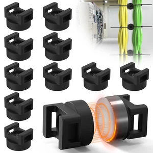 Magnetic Zip Tie Mount, 25LBS Strong Magnetic Wire Holder, Multipurpose Magnet Zip Tie Mount, Waterproof Magnet Cable Tie Holders for Home Office Marine Automotive Electrical Wiring Management Magnetic Zip Tie Mount, 25LBS Strong Magnetic Wire Holder, Multipurpose Magnet Zip Tie Mount, Waterproof Magnet Cable Tie Holders for Home Office Marine Automotive Electrical Wiring Management