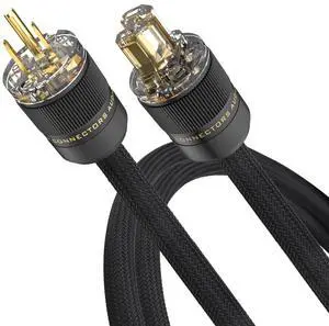 Audiocrast HiFi Power Cord, Hi-End Braided Sleeve Amplifier Power Cable - 10AWG - OD 17MM - Shielding, Audiophile High Fidelity AC Power Wire with Gold US Plug+IEC320 C13 Connector (4.9FT/1.5M) Audiocrast HiFi Power Cord, Hi-End Braided Sleeve Amplifier Power Cable - 10AWG - OD 17MM - Shielding, Audiophile High Fidelity AC Power Wire with Gold US Plug+IEC320 C13 Connector (4.9FT/1.5M)