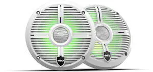 Recon 6 XW-W | High Output Component Style 6.5" Marine Coaxial Speakers with White Grille and RGB Backlighting Recon 6 XW-W | High Output Component Style 6.5" Marine Coaxial Speakers with White Grille and RGB Backlighting
