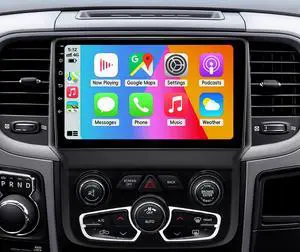 Car Radio Stereo for Dodge RAM 1500 2500 3500 2013-2018 Automatic AC | 2+64G Android 13 Touch Screen Radio Upgrade with Wireless CarPlay Android Auto Bluetooth GPS Navigation Car Radio Stereo for Dodge RAM 1500 2500 3500 2013-2018 Automatic AC | 2+64G Android 13 Touch Screen Radio Upgrade with Wireless CarPlay Android Auto Bluetooth GPS Navigation