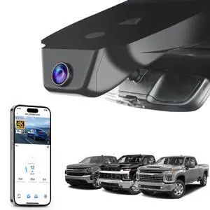STARVIS 2 Front 4K HDR Dash Cam IMX678, Fit for Chevy Silverado 1500 2022-2026 2500 HD/3500 HD 2024-2026(Model C), 5GHz WiFi, GPS, 64 GB STARVIS 2 Front 4K HDR Dash Cam IMX678, Fit for Chevy Silverado 1500 2022-2026 2500 HD/3500 HD 2024-2026(Model C), 5GHz WiFi, GPS, 64 GB