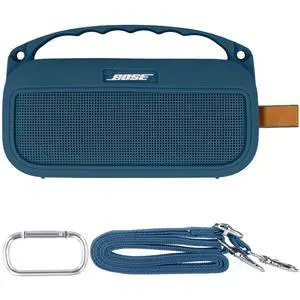 Silicone Cover Case for Bose SoundLink Flex Portable Speaker 2nd Gen | Scratch-resistant, Unhindered Sound, Silicone Construction, Portable Carrying Silicone Cover, Twilight Blue Silicone Cover Silicone Cover Case for Bose SoundLink Flex Portable Speaker 2nd Gen | Scratch-resistant, Unhindered Sound, Silicone Construction, Portable Carrying Silicone Cover, Twilight Blue Silicone Cover