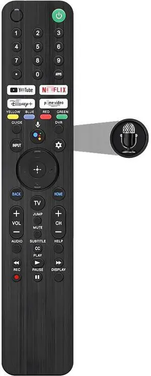 Replacement for Sony TV Remote, Compatible with Sony Bravia 2019-2026 XBR/XR/KD/K Smart TVs (RMF-TX520U) Replacement for Sony TV Remote, Compatible with Sony Bravia 2019-2026 XBR/XR/KD/K Smart TVs (RMF-TX520U)