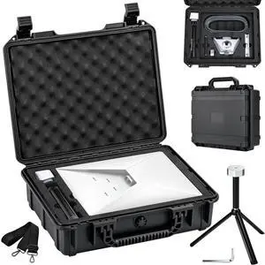 Starlink Mini Hard Case Set with Starlink Mini Tripod Stand Waterproof anti fall Portable Carrying Case for Starlink Mi ni Dish and Accessories Ideal for Travel and Camping Starlink Mini Hard Case Set with Starlink Mini Tripod Stand Waterproof anti fall Portable Carrying Case for Starlink Mi ni Dish and Accessories Ideal for Travel and Camping