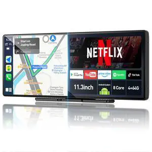 11.3" QLED Android 8Core 4G+64G Carplay Screen for Car Android Auto & Carplay Screen with Net-Flix YouTube Google Play 1080P Rear Camera Split Screen GPS Navigation Voice Control 11.3" QLED Android 8Core 4G+64G Carplay Screen for Car Android Auto & Carplay Screen with Net-Flix YouTube Google Play 1080P Rear Camera Split Screen GPS Navigation Voice Control