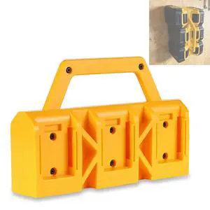 2-IN-1 Battery Holder & Wall Mount Organizer for De.Walt 20V/60V Batteries | 6-Slot Portable De.Walt Battery Caddy Storage Case with Handle, Heavy Duty for Jobsite, Garage, Workshop, Van, Truck 2-IN-1 Battery Holder & Wall Mount Organizer for De.Walt 20V/60V Batteries | 6-Slot Portable De.Walt Battery Caddy Storage Case with Handle, Heavy Duty for Jobsite, Garage, Workshop, Van, Truck