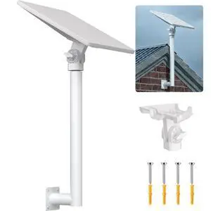 Wall Mount for Starlink Mini, 1/4-20" Threaded Screw Aluminium Alloy Mounting Pole with Adjustable Pipe Adapter,Easy Installation Drilling Hole,Compatible with 2024/2025/2026 Starlink Mini Version Wall Mount for Starlink Mini, 1/4-20" Threaded Screw Aluminium Alloy Mounting Pole with Adjustable Pipe Adapter,Easy Installation Drilling Hole,Compatible with 2024/2025/2026 Starlink Mini Version