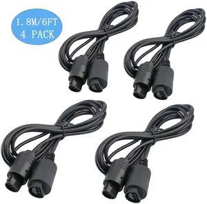 N64 Extension Cables for Nintendo N64 64 Controller (4 Packs) N64 Extension Cables for Nintendo N64 64 Controller (4 Packs)