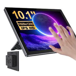 10.1 Touchscreen Monitor for Raspberry Pi,1920 * 1200,HDMI USB-C(dark) | 5-point touch,Quick response,Dual-Speaker,16:10,178°viewing angle,400nits,1500:1,VESA,72%NTSC,IPS 10.1 Touchscreen Monitor for Raspberry Pi,1920 * 1200,HDMI USB-C(dark) | 5-point touch,Quick response,Dual-Speaker,16:10,178°viewing angle,400nits,1500:1,VESA,72%NTSC,IPS