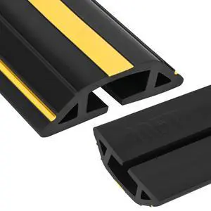 10Ft Thickened Floor Cord Cover for Wires, 3-Channel Cable Cover for Busy Indoor Walkways, Cuttable PVC Extension Cord Cover with Textured Base for Home Office Classroom Events 10Ft Thickened Floor Cord Cover for Wires, 3-Channel Cable Cover for Busy Indoor Walkways, Cuttable PVC Extension Cord Cover with Textured Base for Home Office Classroom Events