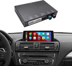 Wireless CarPlay & Android Auto MMI Retrofit Kit Adapter for BMW CIC System | Fits 1/3/5/6/7/X1/X3/X5/X6/Z4, E60/E61/E81/E90/F10/F11/E70/F25 (20082013), Support MirrorLink, OEM Knobs & Camera Wireless CarPlay & Android Auto MMI Retrofit Kit Adapter for BMW CIC System | Fits 1/3/5/6/7/X1/X3/X5/X6/Z4, E60/E61/E81/E90/F10/F11/E70/F25 (20082013), Support MirrorLink, OEM Knobs & Camera