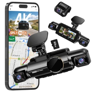 4 Channel Dash Cam Front and Rear, 3K+3*1080P Dash Camera for Cars, Free 64GB Card, 360° Car Video Recorder, 5GHz WiFi GPS, Voice Control, CPL Filter, WDR Night Vision, 24H Parking Mode(N700) 4 Channel Dash Cam Front and Rear, 3K+3*1080P Dash Camera for Cars, Free 64GB Card, 360° Car Video Recorder, 5GHz WiFi GPS, Voice Control, CPL Filter, WDR Night Vision, 24H Parking Mode(N700)