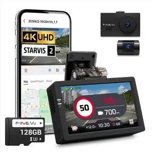 LX4K True 4K Dual Dash Cam Front and Rear, SRTARVIS 2, 128GB SD Card | IMX678, 3.5 IPS Touch, Monthly Updated Speed Camera Alerts, ADAS, Night Vision, Engineered & Made in Korea LX4K True 4K Dual Dash Cam Front and Rear, SRTARVIS 2, 128GB SD Card | IMX678, 3.5 IPS Touch, Monthly Updated Speed Camera Alerts, ADAS, Night Vision, Engineered & Made in Korea
