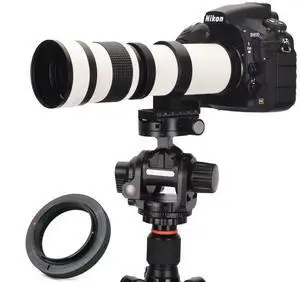 420-800mm f/8.3 Telephoto Zoom Lens EF/EF-S Mount + T2 Adapter for Canon EOS Rebel T7i/T7/T8i/T6i/T5/T3i/T2i/XSi/SL3/SL2 4000D 2000D 90D/80D/77D 420-800mm f/8.3 Telephoto Zoom Lens EF/EF-S Mount + T2 Adapter for Canon EOS Rebel T7i/T7/T8i/T6i/T5/T3i/T2i/XSi/SL3/SL2 4000D 2000D 90D/80D/77D
