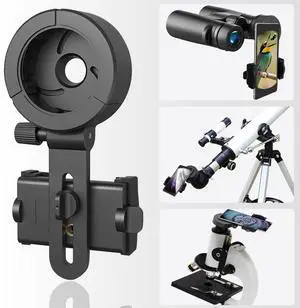 Universal Phone Adapter - Capture Stunning Moments with Your Smartphone Through Binoculars, Monoculars, Scopes, Telescopes, and Microscopes - Fits Most Smartphones Universal Phone Adapter - Capture Stunning Moments with Your Smartphone Through Binoculars, Monoculars, Scopes, Telescopes, and Microscopes - Fits Most Smartphones