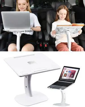 Car Desk for Laptop Tablet iPad Book for Driver Passenger Seat | Detachable Angle Adjustable Car Seat Tray Table, Portable Laptop Stand for Car Vehicle Camping Travel, Easy Operation Car Desk for Laptop Tablet iPad Book for Driver Passenger Seat | Detachable Angle Adjustable Car Seat Tray Table, Portable Laptop Stand for Car Vehicle Camping Travel, Easy Operation