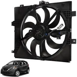 NI3115143 Radiator Cooling Fan Assembly Replacement for 2012 2013 2014 2015 2016 2017 2018 Versa/Versa Note 214819KK0A 214813AB3A NI3115143 Radiator Cooling Fan Assembly Replacement for 2012 2013 2014 2015 2016 2017 2018 Versa/Versa Note 214819KK0A 214813AB3A
