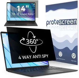 360° Laptop Privacy Screen 14 Inch for 16:10 Computer, 14" Monitor 4 Way Privacy Anti Glare Protector Blue Light Filter Shield Film Compatible with Lenovo/Hp/Dell/Acer/Asus/Thinkpad/Envy/Toshiba 360° Laptop Privacy Screen 14 Inch for 16:10 Computer, 14" Monitor 4 Way Privacy Anti Glare Protector Blue Light Filter Shield Film Compatible with Lenovo/Hp/Dell/Acer/Asus/Thinkpad/Envy/Toshiba