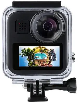 Touchscreen Waterproof Housing Case for GoPro MAX 360 Diving Protection Underwater Dive Cover for Go Pro Max Camera Accessories Touchscreen Waterproof Housing Case for GoPro MAX 360 Diving Protection Underwater Dive Cover for Go Pro Max Camera Accessories