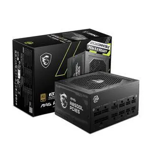 MAG A850GL PCIE5, Fully Modular Compact Gaming 850W Power Supply, 80+ Gold, ATX 3.1 & PCIe 5.1 Ready, Native Dual-Color 12V-2x6 Cable MAG A850GL PCIE5, Fully Modular Compact Gaming 850W Power Supply, 80+ Gold, ATX 3.1 & PCIe 5.1 Ready, Native Dual-Color 12V-2x6 Cable