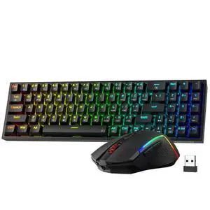 S136 Combo, K628 PRO 75% Wireless Gaming Keyboard + 7200 DPI Mouse | 78-Key Dedicated Arrow & Numpad, 0-Delay Tri-Mode Both Devices, Swap-Ready Socket, Shared Dongle, M693 5 on-board CPI Mice S136 Combo, K628 PRO 75% Wireless Gaming Keyboard + 7200 DPI Mouse | 78-Key Dedicated Arrow & Numpad, 0-Delay Tri-Mode Both Devices, Swap-Ready Socket, Shared Dongle, M693 5 on-board CPI Mice