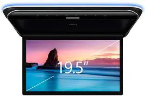 19.5 Inch Car Overhead Player, with HDMI, Built-in Speaker, AV Input | 16:9 Ultra-Thin Wide Screen Flip Down Car Roof Mount Monitor with 1600 * 900 resolution, Supports IR, In-Car Entertainment 19.5 Inch Car Overhead Player, with HDMI, Built-in Speaker, AV Input | 16:9 Ultra-Thin Wide Screen Flip Down Car Roof Mount Monitor with 1600 * 900 resolution, Supports IR, In-Car Entertainment