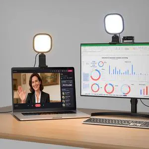 Ring Light for Laptop, Monitor, Desk, Eye-Caring Diffused LED Light | Soft Computer Light with Screen-Safe Clip, Adjustable Mount, CRI 97.8+, 50 Lighting Modes for Zoom, Video Calls & Streaming Ring Light for Laptop, Monitor, Desk, Eye-Caring Diffused LED Light | Soft Computer Light with Screen-Safe Clip, Adjustable Mount, CRI 97.8+, 50 Lighting Modes for Zoom, Video Calls & Streaming