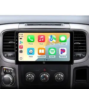 Car Radio for Dodge Ram 1500 2500 3500 2013-2018, CarPlay Android Auto | 10.2" HD Stereo touchscreen, 64G storage, 5G WiFi GPS Navigation, wireless phone link, Bluetooth FM AM SWC, HD backup camera Car Radio for Dodge Ram 1500 2500 3500 2013-2018, CarPlay Android Auto | 10.2" HD Stereo touchscreen, 64G storage, 5G WiFi GPS Navigation, wireless phone link, Bluetooth FM AM SWC, HD backup camera