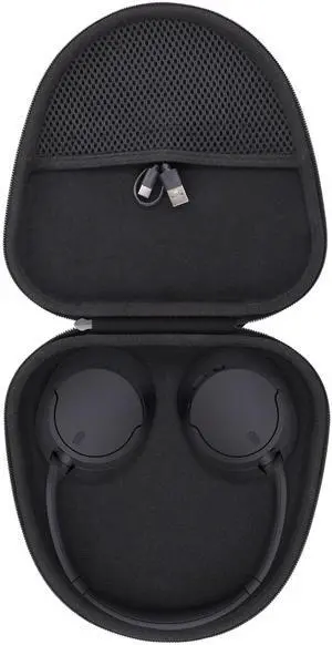 Hard Case for Sony WH-CH720N/WH-CH710N/WH-CH520/WH-1000XM6 Headphones | Compatible with Sony CH720N/CH710N/CH520/1000XM6/1000XM5/ULT WEAR Noise Canceling Bluetooth Headphones, Black Case Hard Case for Sony WH-CH720N/WH-CH710N/WH-CH520/WH-1000XM6 Headphones | Compatible with Sony CH720N/CH710N/CH520/1000XM6/1000XM5/ULT WEAR Noise Canceling Bluetooth Headphones, Black Case