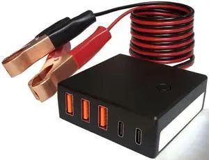 12V 24V to USB USB-C Buck Conversion Charger Multi Port Adapter Output DC 5V 12A 60W 12V 24V to USB USB-C Buck Conversion Charger Multi Port Adapter Output DC 5V 12A 60W