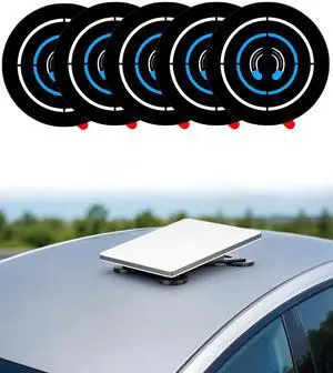 5-Pack Adhesive Magnetic Mount Plates for Starlink Mini & Gen 3 Magnetic Mounts, Magnetic Base Pads for Car Truck SUV Aluminum/Glass Cab Roof, Peel-and-Stick Non-Magnetic Roof Mounting Helper 5-Pack Adhesive Magnetic Mount Plates for Starlink Mini & Gen 3 Magnetic Mounts, Magnetic Base Pads for Car Truck SUV Aluminum/Glass Cab Roof, Peel-and-Stick Non-Magnetic Roof Mounting Helper