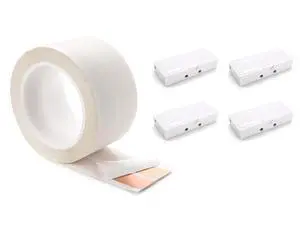 Ghost Wire 2.0, Super Flat Adhesive Speaker Wire Kit with 4 Terminal Blocks, 50 ft,16 AWG, 2 Conductor, White Ghost Wire 2.0, Super Flat Adhesive Speaker Wire Kit with 4 Terminal Blocks, 50 ft,16 AWG, 2 Conductor, White
