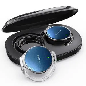 On Ear Headphones Bluetooth 5.4, Noise Cancelling Open Ear Headphones Wireless, Water-Drop Shaped Clip On Sport Headset Bluetooth with 4 Microphone, Comfort Fit Earphones with Long Battery Life On Ear Headphones Bluetooth 5.4, Noise Cancelling Open Ear Headphones Wireless, Water-Drop Shaped Clip On Sport Headset Bluetooth with 4 Microphone, Comfort Fit Earphones with Long Battery Life