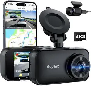 4K/2.5K+1080P Dash Cam Front and Rear, 5G WiFi APP, ADAS Lane Assist | Dash Camera for Cars with 64GB Card, 2.7IPS Screen, Parking Mode, External GPS Module, Night Vision, G-Sensor 4K/2.5K+1080P Dash Cam Front and Rear, 5G WiFi APP, ADAS Lane Assist | Dash Camera for Cars with 64GB Card, 2.7IPS Screen, Parking Mode, External GPS Module, Night Vision, G-Sensor