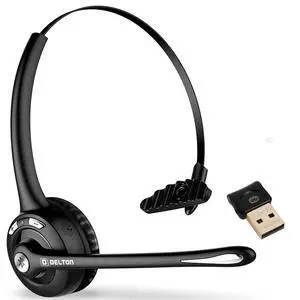 10X Bluetooth Computer Headset, On-Ear Single Ear Wireless Headset | With Noise Canceling Mic, USB Dongle for Computer/Laptop, Perfect for Home, Office, Call Center, Truck Driver - Black 10X Bluetooth Computer Headset, On-Ear Single Ear Wireless Headset | With Noise Canceling Mic, USB Dongle for Computer/Laptop, Perfect for Home, Office, Call Center, Truck Driver - Black
