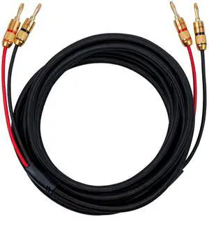 High-Fidelity 12 Gauge Speaker Wire with Dual Gold-Plated Banana Plugs, 12 Feet Oxygen-Free Pure Copper (OFC) Cable, Nylon Braided Jacket (SW512) High-Fidelity 12 Gauge Speaker Wire with Dual Gold-Plated Banana Plugs, 12 Feet Oxygen-Free Pure Copper (OFC) Cable, Nylon Braided Jacket (SW512)