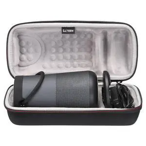 LTGEM Travel Case for Bose SoundLink Revolve+ Series II Speaker | Fits Charging Cradle, Fits AC Adaptor and USB Cable LTGEM Travel Case for Bose SoundLink Revolve+ Series II Speaker | Fits Charging Cradle, Fits AC Adaptor and USB Cable
