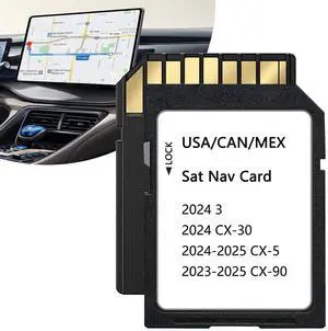 2025 Navigation SD Card Compatible with 2024 CX-30, 2024-2025 CX-5, 2023-2025 CX-90, 2025 Latest Navigation SD Card for USA/Mexico/Canada Maps 2025 Navigation SD Card Compatible with 2024 CX-30, 2024-2025 CX-5, 2023-2025 CX-90, 2025 Latest Navigation SD Card for USA/Mexico/Canada Maps