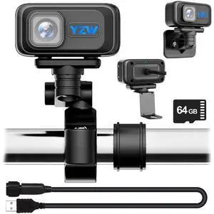 MT100 Motorcycle Bicycle Cycling Recorder, Motorcycle Dash Cam with 64GB SD Card, 2K HD Video Recording, 3 Brackets Contains, Suitable for Different Models, WiFi Mobile APP One-Click Connectivity MT100 Motorcycle Bicycle Cycling Recorder, Motorcycle Dash Cam with 64GB SD Card, 2K HD Video Recording, 3 Brackets Contains, Suitable for Different Models, WiFi Mobile APP One-Click Connectivity