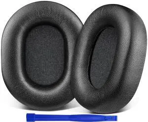 Lambskin Replacement Earpads for Sony WH-1000XM5 (WH1000XM5) Noise Canceling Headphones, Ear Pads Cushions with Softer Lambskin, Noise Isolation Foam, Added Thickness - Brilliant Black Lambskin Replacement Earpads for Sony WH-1000XM5 (WH1000XM5) Noise Canceling Headphones, Ear Pads Cushions with Softer Lambskin, Noise Isolation Foam, Added Thickness - Brilliant Black