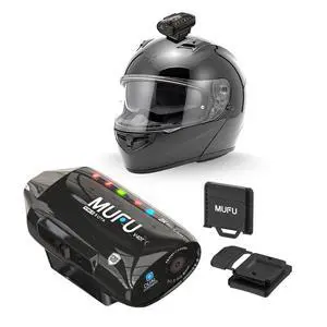 2K Dual Front & Rear Camera for Top Mount Motorcycle Helmet, 4000mAh Battery 8H Loop Recording, IP66 Waterproof, Hands-Free POV Dash Cam, Portable Camcorder with WiFi, 64GB Memory, V40T 2K Dual Front & Rear Camera for Top Mount Motorcycle Helmet, 4000mAh Battery 8H Loop Recording, IP66 Waterproof, Hands-Free POV Dash Cam, Portable Camcorder with WiFi, 64GB Memory, V40T