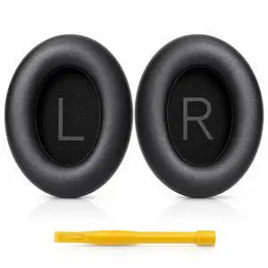 Replacement Ear Pads for Bose 700 NC700, Memory Foam, Black | Ear Pads Cushions with Softer Protein Leather, Added Thickness for Bose 700 Wireless Noise Cancelling Headphones Replacement Ear Pads for Bose 700 NC700, Memory Foam, Black | Ear Pads Cushions with Softer Protein Leather, Added Thickness for Bose 700 Wireless Noise Cancelling Headphones