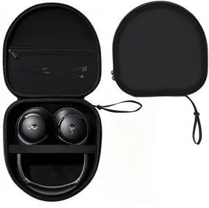 Headphone Case for Soundcore by Anker Q20i Q30 / JBL Tune 720BT 770NC / Bose QuietComfort/Sony WH-CH720N / TOZO HT3 HT2 / BERIBES/KVIDIO Most Swivel Over Ear Headset, EVA Case (Nylon Material) Headphone Case for Soundcore by Anker Q20i Q30 / JBL Tune 720BT 770NC / Bose QuietComfort/Sony WH-CH720N / TOZO HT3 HT2 / BERIBES/KVIDIO Most Swivel Over Ear Headset, EVA Case (Nylon Material)