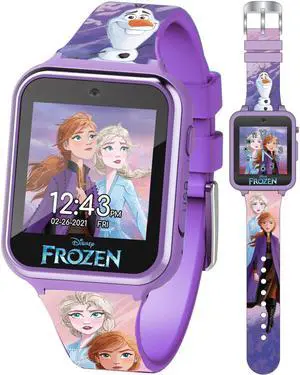 Frozen II Kids Smart Watch - Touchscreen with Games, Camera, Step Counter, Alarm, Timer, and Printed Silicone Strap - Fits Wrists 5.5" to 8.0" Frozen II Kids Smart Watch - Touchscreen with Games, Camera, Step Counter, Alarm, Timer, and Printed Silicone Strap - Fits Wrists 5.5" to 8.0"