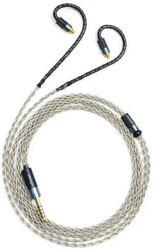6N Single Crystal Silver 2.5mm/3.5mm/4.4mm Upgrade/Replacement Earphone Cable for Sennheiser IE200 IE300 IE600 IE900 (4.4mm Plug) 6N Single Crystal Silver 2.5mm/3.5mm/4.4mm Upgrade/Replacement Earphone Cable for Sennheiser IE200 IE300 IE600 IE900 (4.4mm Plug)