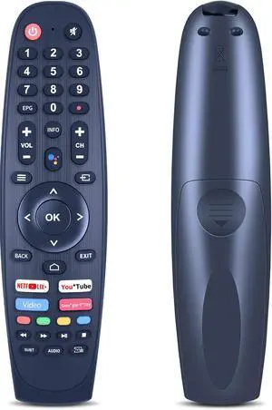 EC32V2HA EC40V2FA Replacement Remote Only for SANSUI ES50V1UA, BLAUPUNKT, Caixun, ARRQW TVs - No Voice Function EC32V2HA EC40V2FA Replacement Remote Only for SANSUI ES50V1UA, BLAUPUNKT, Caixun, ARRQW TVs - No Voice Function