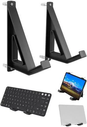 Universal Wall Mount for Keyboard/Laptop/Tablet, (Black) | Storage Organizer Wall Display Rack Holder for Electronics, Wall Hangers for Pictures/ Paintings/ Frames/ Books Universal Wall Mount for Keyboard/Laptop/Tablet, (Black) | Storage Organizer Wall Display Rack Holder for Electronics, Wall Hangers for Pictures/ Paintings/ Frames/ Books